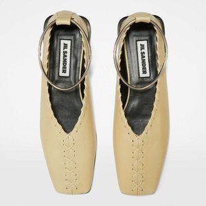 Jil Sander Ballerinas Flats (Cream) – Size 36/6